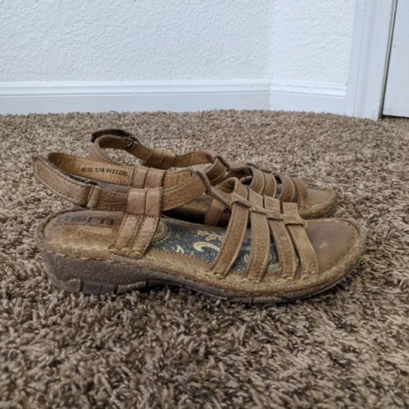 B.O.C Born brown strappy sandals - Picture 5 of 9